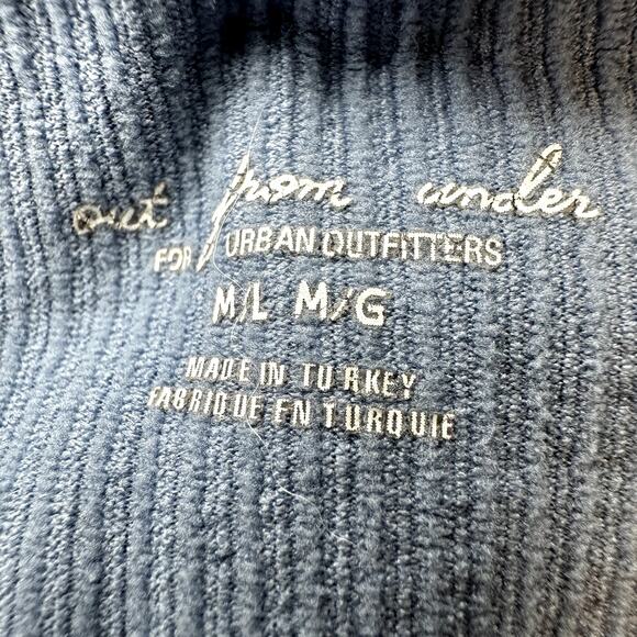 Urban Outfitters Out From Under Go For Gold Seamless Top Baby Tee Crop Blue M/L - Picture 3 of 4